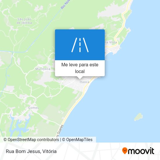 Rua Bom Jesus mapa