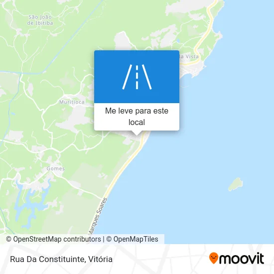 Rua Da Constituinte mapa