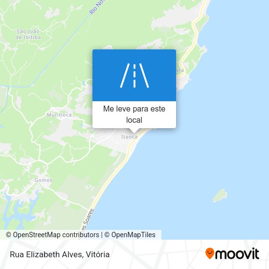 Rua Elizabeth Alves mapa