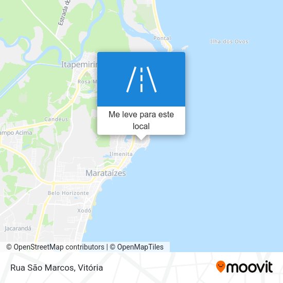 Rua São Marcos mapa
