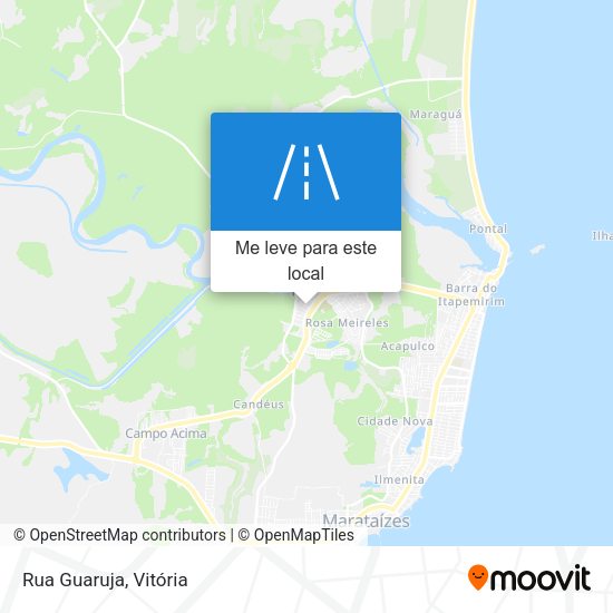 Rua Guaruja mapa