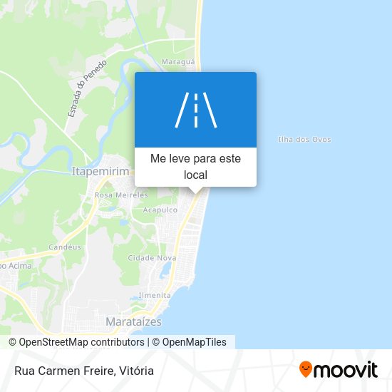 Rua Carmen Freire mapa