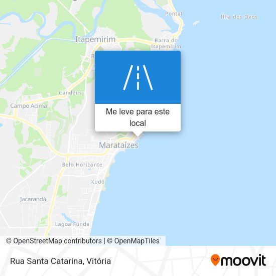 Rua Santa Catarina mapa