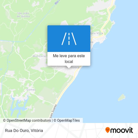 Rua Do Ouro mapa