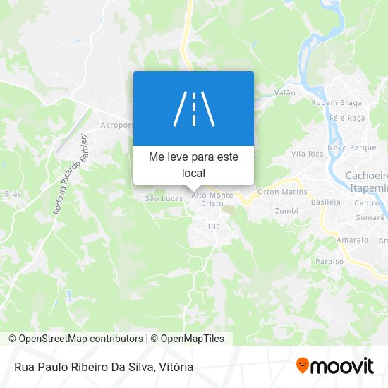 Rua Paulo Ribeiro Da Silva mapa