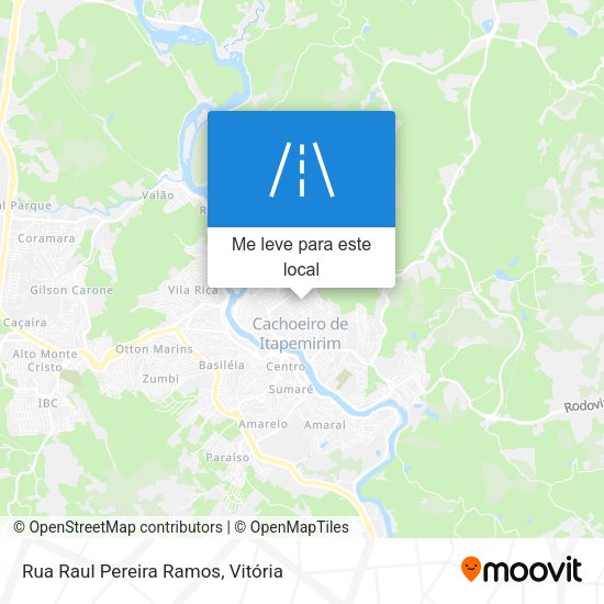 Rua Raul Pereira Ramos mapa