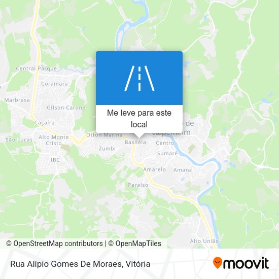Rua Alípio Gomes De Moraes mapa