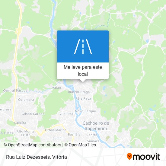 Rua Luiz Dezesseis mapa