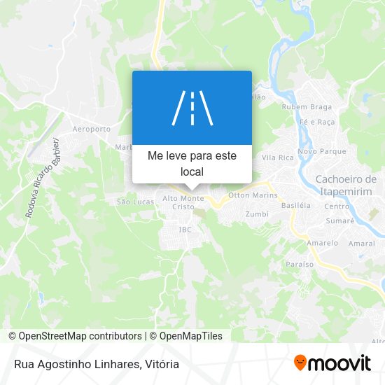 Rua Agostinho Linhares mapa
