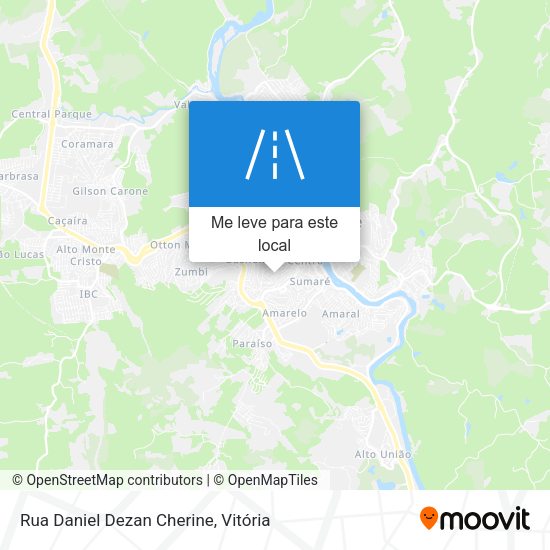Rua Daniel Dezan Cherine mapa