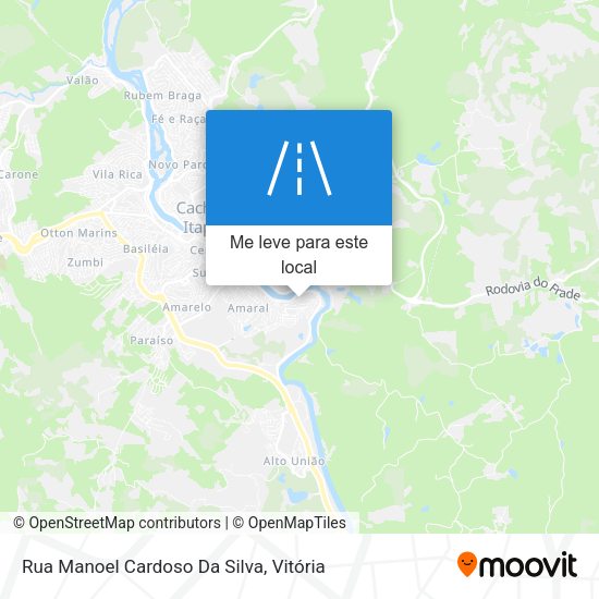 Rua Manoel Cardoso Da Silva mapa