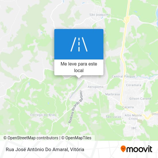 Rua José Antônio Do Amaral mapa