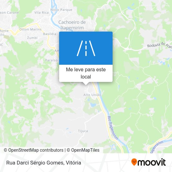 Rua Darci Sérgio Gomes mapa
