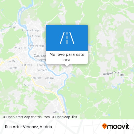 Rua Artur Veronez mapa