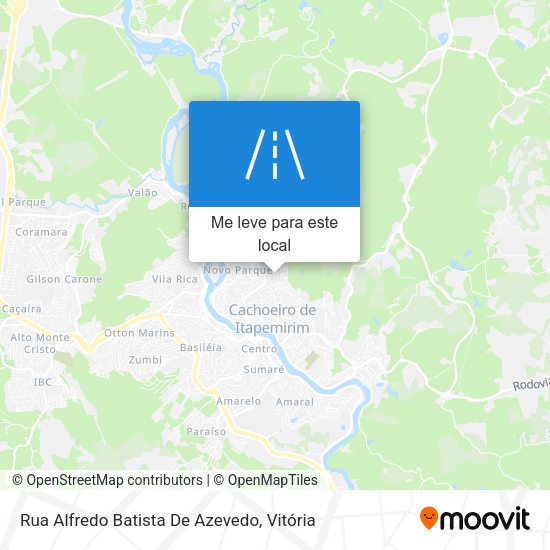 Rua Alfredo Batista De Azevedo mapa