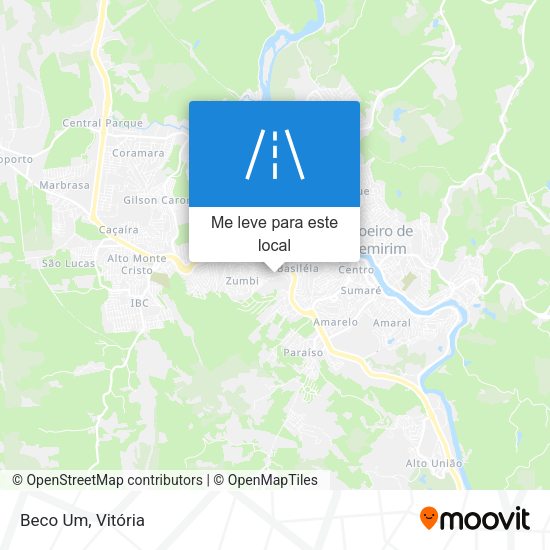 Beco Um mapa