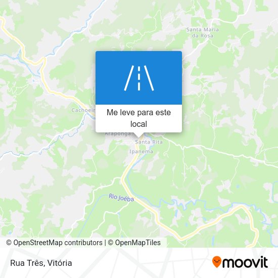 Rua Três mapa