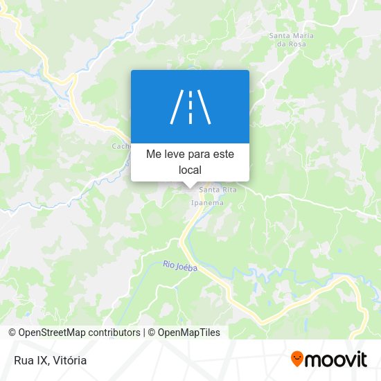 Rua IX mapa