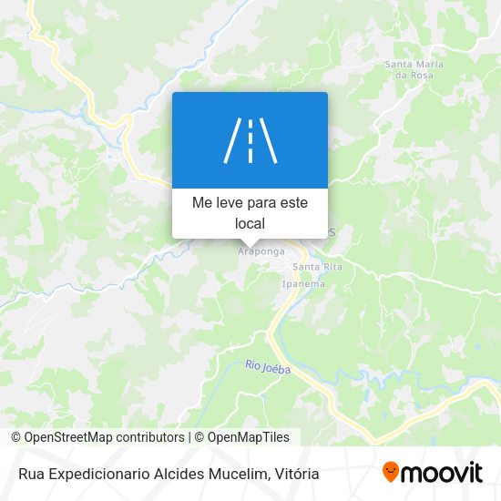 Rua Expedicionario Alcides Mucelim mapa