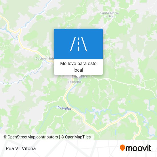 Rua VI mapa