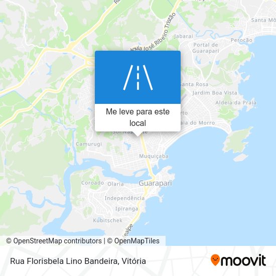 Rua Florisbela Lino Bandeira mapa