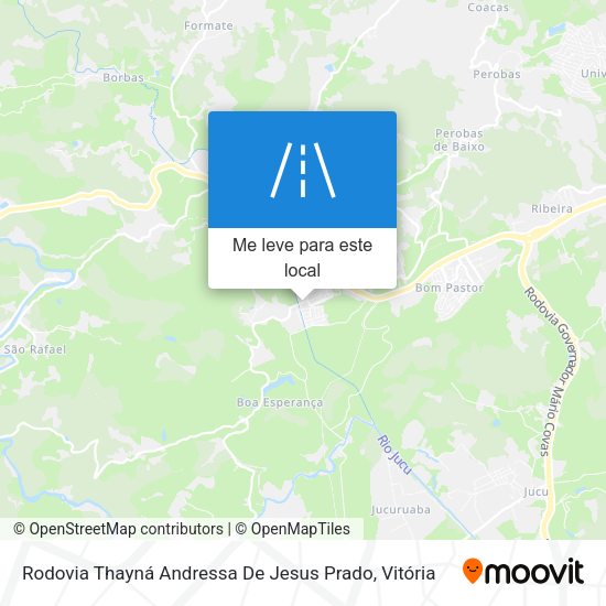 Rodovia Thayná Andressa De Jesus Prado mapa