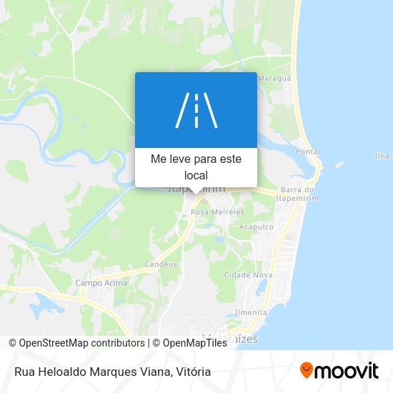 Rua Heloaldo Marques Viana mapa