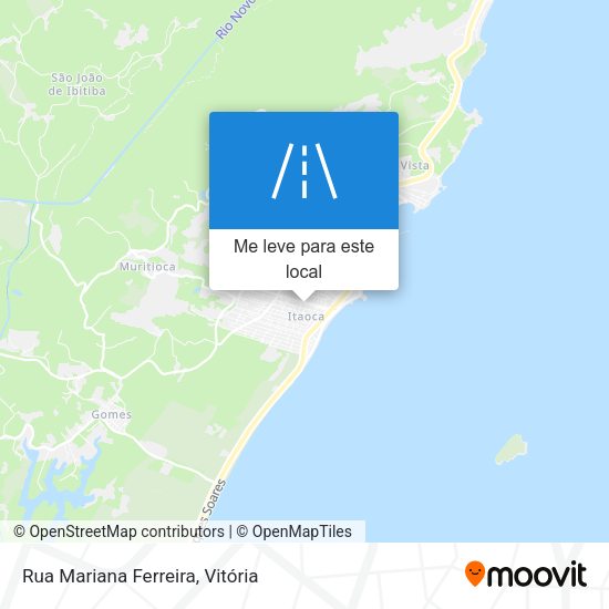 Rua Mariana Ferreira mapa