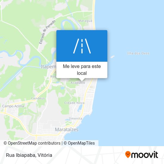 Rua Ibiapaba mapa