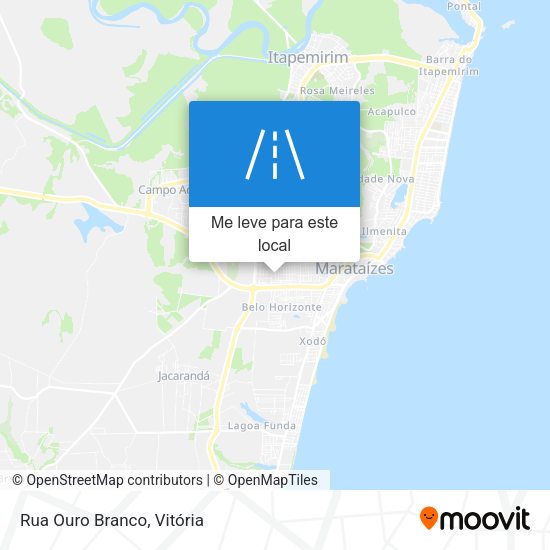 Rua Ouro Branco mapa