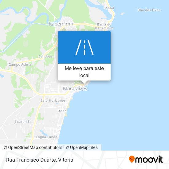 Rua Francisco Duarte mapa