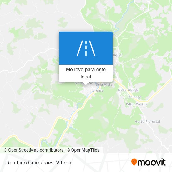 Rua Lino Guimarães mapa