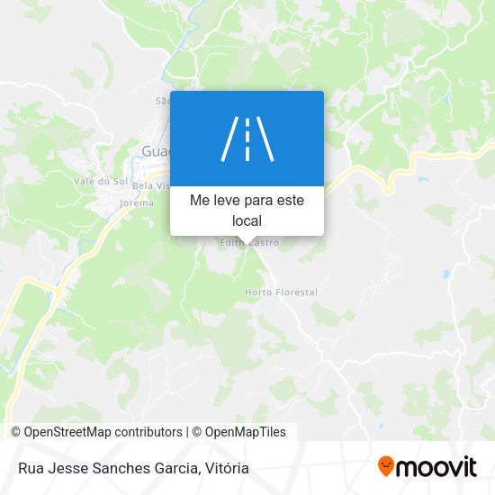 Rua Jesse Sanches Garcia mapa