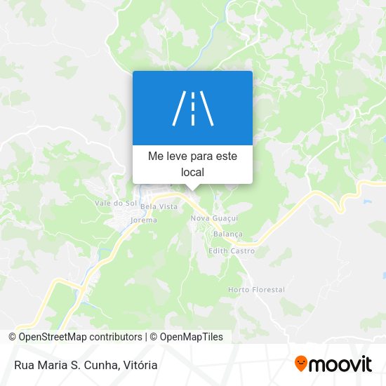 Rua Maria S. Cunha mapa