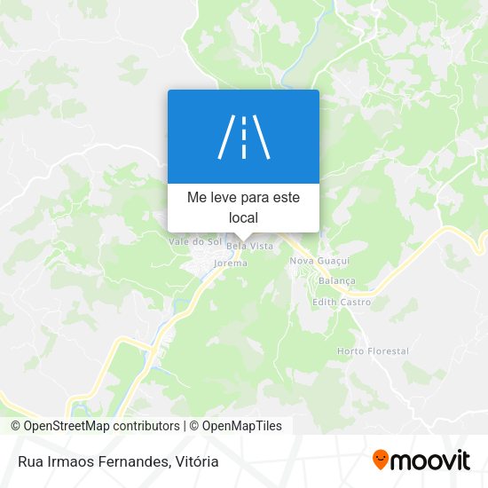 Rua Irmaos Fernandes mapa