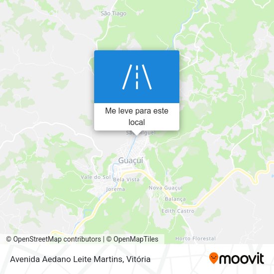 Avenida Aedano Leite Martins mapa