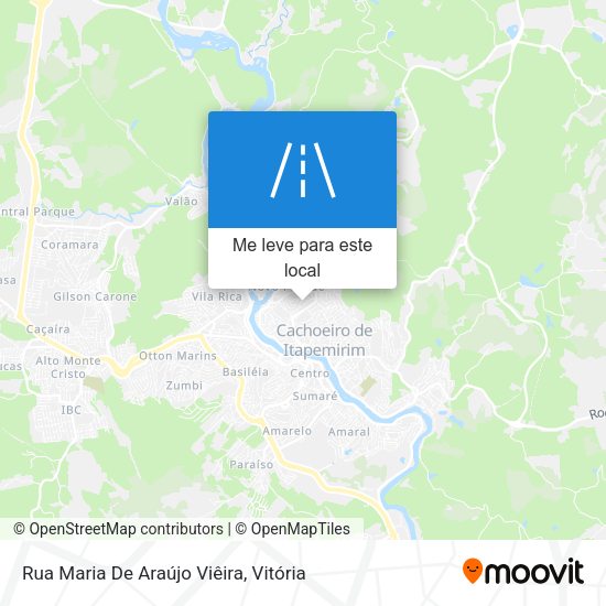 Rua Maria De Araújo Viêira mapa