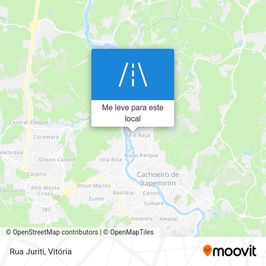 Rua Juriti mapa