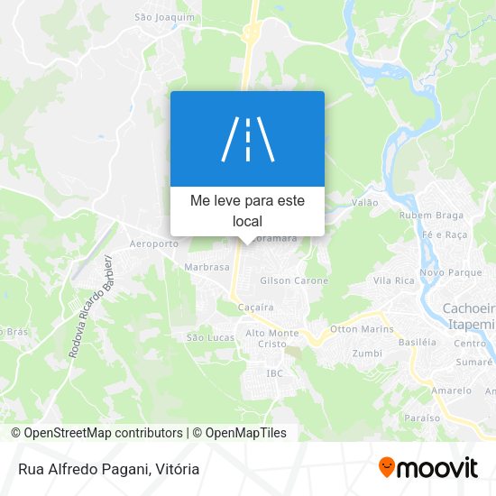 Rua Alfredo Pagani mapa
