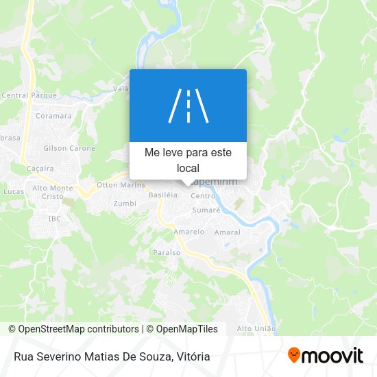 Rua Severino Matias De Souza mapa