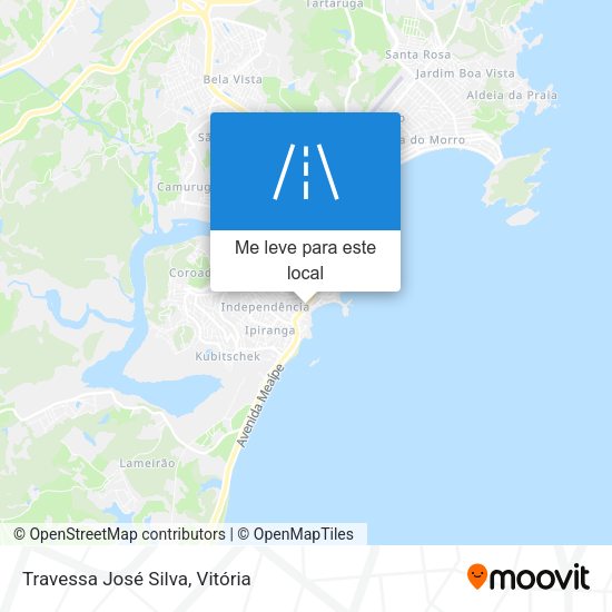 Travessa José Silva mapa