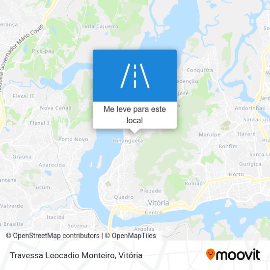Travessa Leocadio Monteiro mapa
