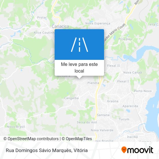 Rua Domingos Sávio Marquês mapa