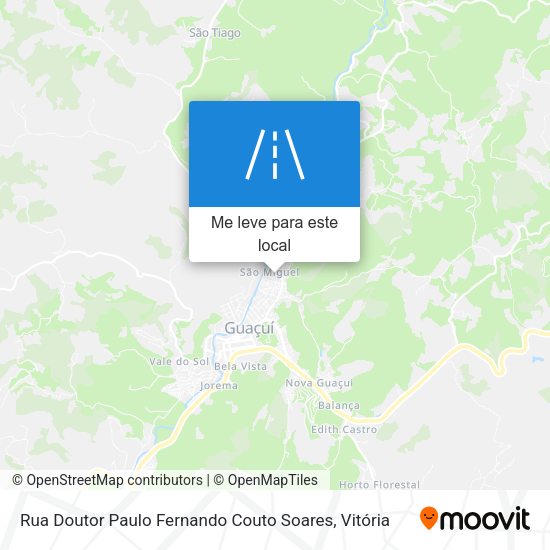 Rua Doutor Paulo Fernando Couto Soares mapa