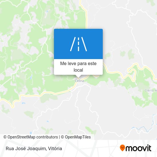 Rua José Joaquim mapa