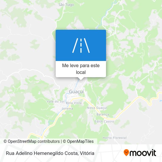 Rua Adelino Hemenegildo Costa mapa