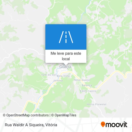 Rua Waldir A Siqueira mapa