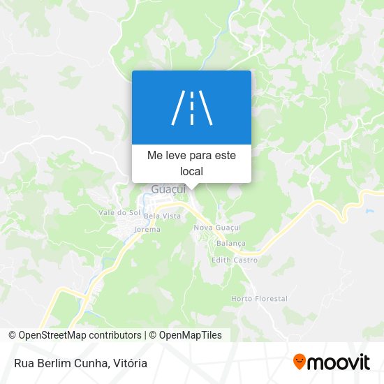 Rua Berlim Cunha mapa