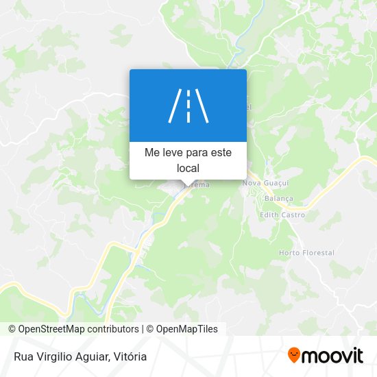 Rua Virgilio Aguiar mapa