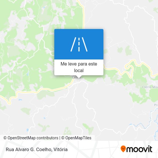 Rua Alvaro G. Coelho mapa